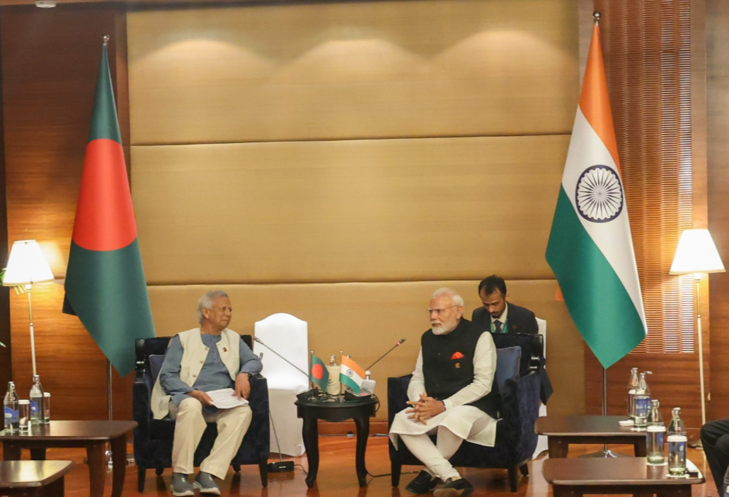 Prime Minister Narendra Modi met Bangladesh PM Muhammad Yunus